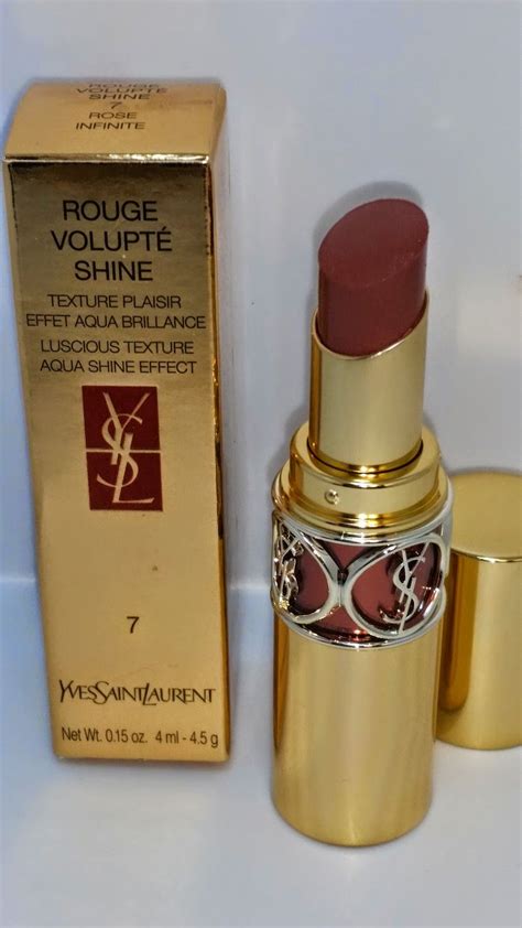 ysl rose infinite 7|YSL Rouge Volupté Shines .